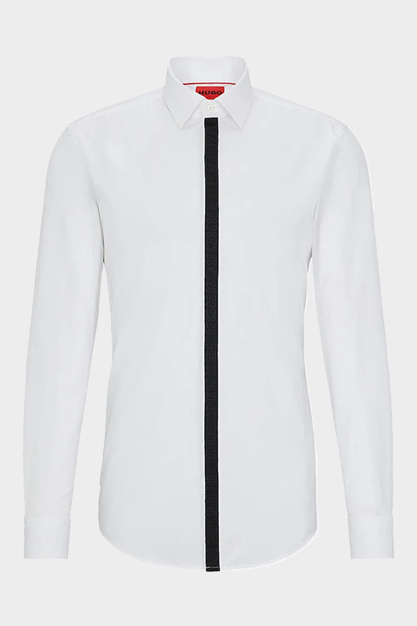 ΑΝΔΡΙΚΟ ΠΟΥΚΑΜΙΣΟ HUGO - 199 ΛΕΥΚΟ